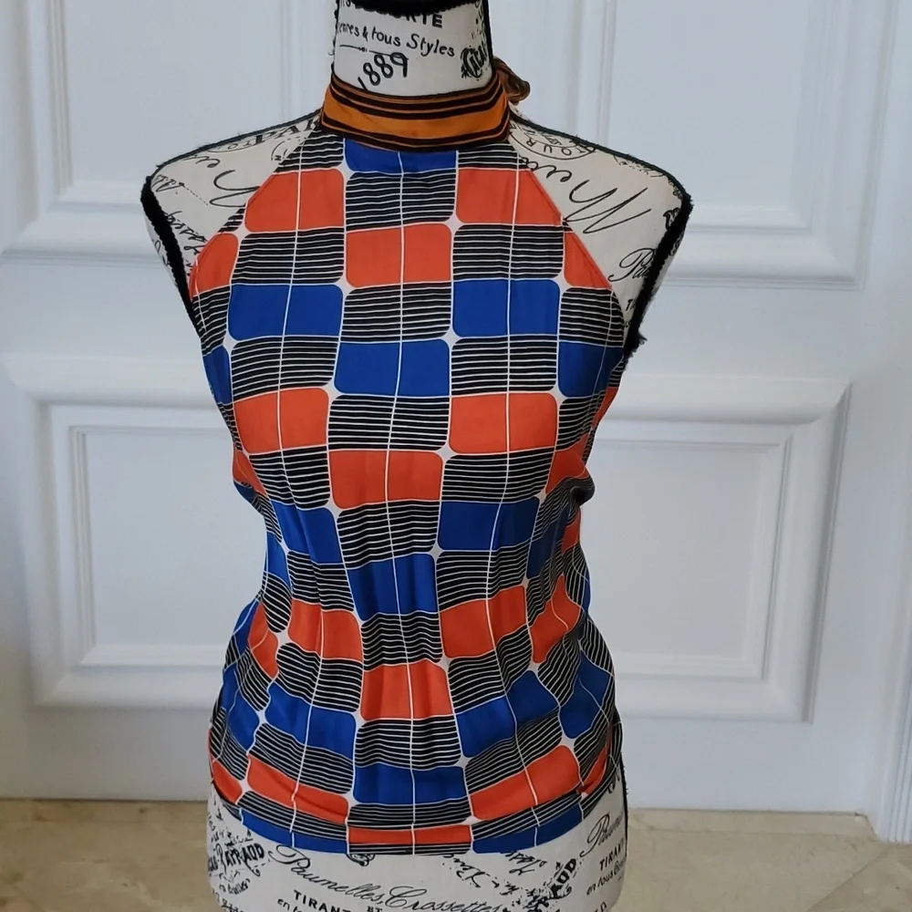 Alexis 100% Rayon Halter top new with tags  size medium